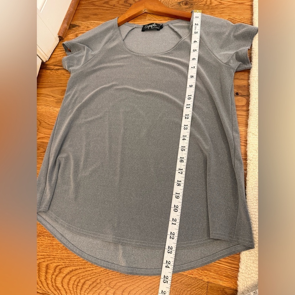 Sympli Grey T Shirt size 4 - Picture 5 of 7
